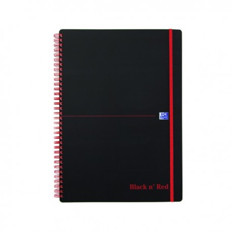 Black n Red Wiro A4 Notebook Pk5