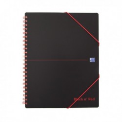 Black n Red A4 Wire Meeting Book Pk5