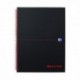 Black n Red A4 Plus Matte Notebook Pk5