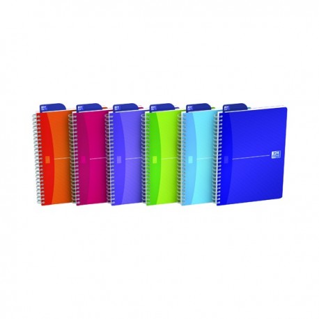 Oxford Poly Translucent Notebook A5 Pk5