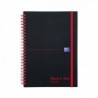 Black n Red Recycled A5 Notebook 140Pgs