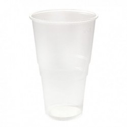 Plastic Pint Glass Clear Pk50