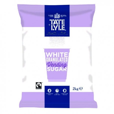 Tate + Lyle Vending Sugar White 2kg Pk6