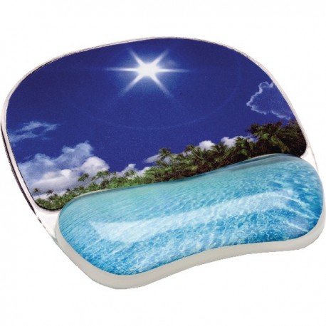 Fellowes Photo Gel Beach Mouse Pad/Rest