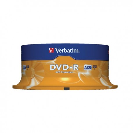 Verbatim DVD-R 16x Spindle Pk25 43522