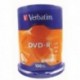Verbatim DVD-R 16x NonPrint Spndle 43549