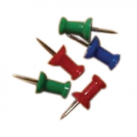 Push Pins Assorted Pk20 20471