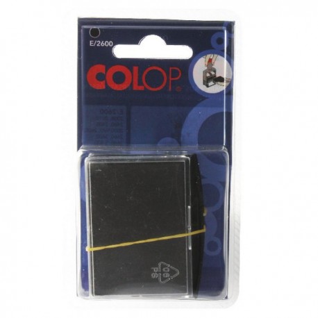 Colop E/2600 Replacement Black Pad Pk2
