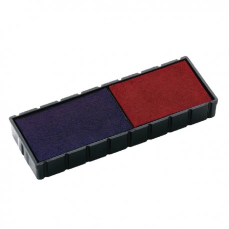 Colop E/12/2 Repl Stamp Pad Blue/Red Pk2