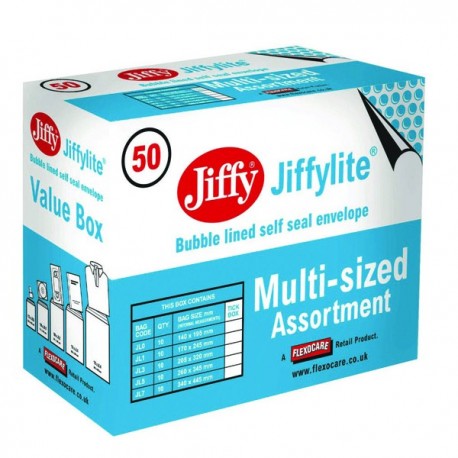 Jiffy Padded Bags Asstd Size Gold Pk50