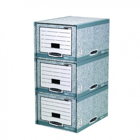 Fellowes Grey/White Storage Drawer Pk5