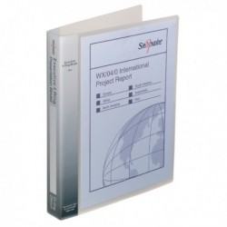 Snopake Exec A4 Clr Pres 4D-Ring Binder