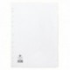 Concord 10-Part Subject Divider Wht A4