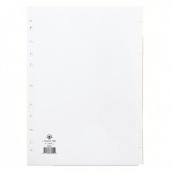 Concord 10-Part Subject Divider Wht A4