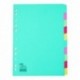 Elba 10-Part Card Divider A4 Assorted