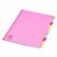 Concord 10-Part Divider Reinf A4 Asstd