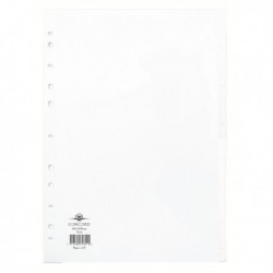 Concord 20-Part Subject Divider Wht A4