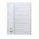 Concord Index 1-15 Board Clear Tabs A4