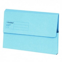 Guildhall Document Wallet Fs Blue Pk50