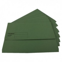 Guildhall Document Wallets Fs Green Pk50