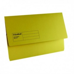 Guildhall Document Wallet Fs Yellow Pk50