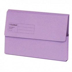 Guildhall Document Wallet Fs Violet Pk50