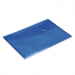 Rapesco Popper Wallet Fs Bright Blue Pk5