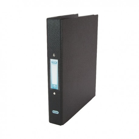 Elba Black A4 2-Ring Binder 25mm Pk10