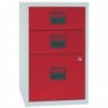 FF Bisley 3 Drw A4 Filer Gry Red