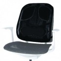 Fellowes Pro Srs Black Mesh Back Support
