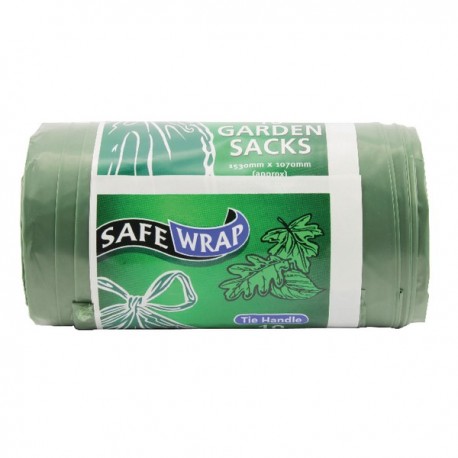 Safewrap Tie Top Garden Refuse Sack Pk40