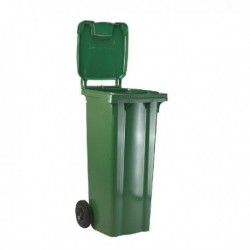 Green 2 Wheel Refuse Container 120 Ltr