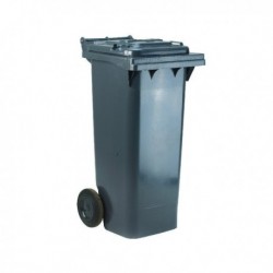 Grey 2 Wheel Refuse Container 120 Ltr