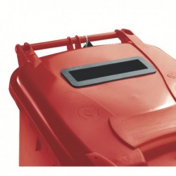 Confidential Waste Wheelie Bin 140Lt Red