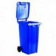 Blue 2 Wheel Refuse Container 360 Ltr