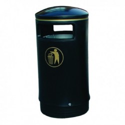 Blk Gld Victorian Hooded Top Bin 75Ltr