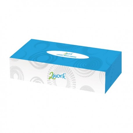 2Work Tissue Cream Box KMAX10011 Pk36