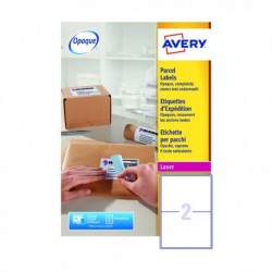 Avery L7168-100 Jam-Free Labels Wht P200