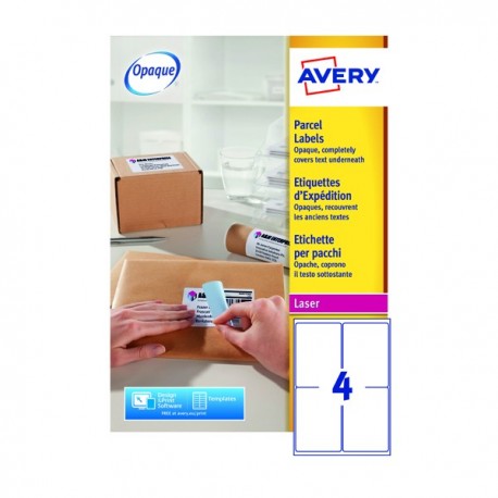 Avery L7169-100 Jam-Free Labels Wht P400