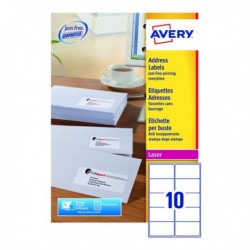 Avery L7173-100 Laser Labels Wht Pk1000