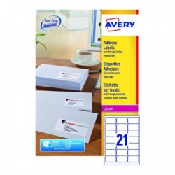 Avery L7160E Address Label White P5250
