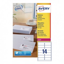 Avery L7163-500 Address Label White P7000