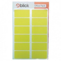 Blick Colour Label 25x50mm Yellow Pk320