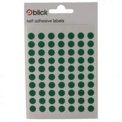 Blick Coloured Labels 8mm Green Pk9800
