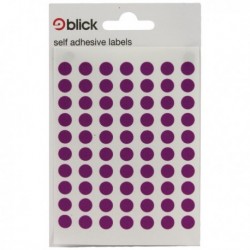 Blick Coloured Labels 8mm Purple Pk9800