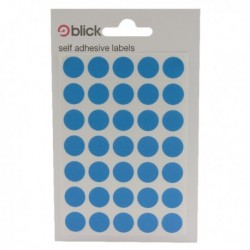 Blick Coloured Labels 13mm Blue Pk2800