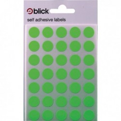 Blick Flourescent Labels 13mm Grn P2800