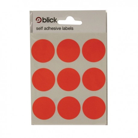 Blick Coloured Labels 29mm Red Pk720
