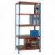 Blue/Orange 90x50cm Shelving Unit 378970