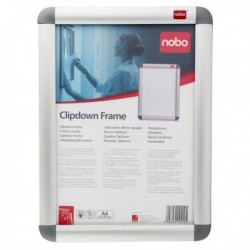 Nobo Silver Aluminium A4 Clip Frame